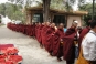 alms at Shwegyin Monastery