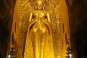 Bagan - tall Buddha inside Ananda Pagoda