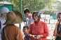 Turkish host families welcome CBSAA to a garden dinner party outside of Ankara