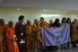 51. The next conference will be held in Indonesia in 2015, the representatives from Indonesia received the Sakyadhita flag in the closing ceremony. photo: Azure Lo