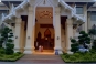 The magnificent meditation hall at the University.