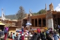 Outdoor blessing ceremony to consecrate the new statue hall during temple renovations near Bumthang © Buddhistdoor