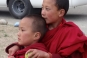 Young monks at Dechen Phodrang, Thimphu's original 12th C. dzong. Now a state monastic school © Buddhistdoor