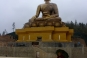 Buddha Dordenma bronze statue nearing completion on hill over looking Thimphu valley. Fabricated in China by donors wishing to bestow blessings in Bhutan for peace and happiness © Buddhistdoor