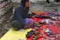 Souvenir vendor outside Jampay Lhakhang Monastery, Chokhor Valley © Buddhistdoor