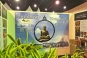 The Buddhistdoor exhibition booth, flanked by exhibitors from Thailand and Sri Lanka